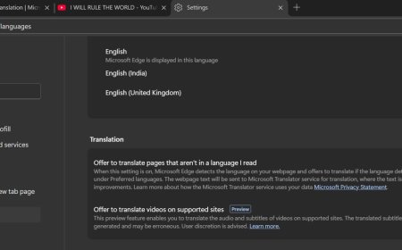 Win11 版微软 Edge 浏览器测试 AI 视频实时音频翻译，至少需 12GB 内存