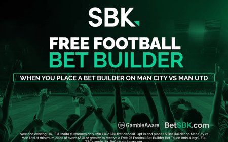 Man City vs Man United betting offer: Bet £5 on Manchester derby get £5 on SBK