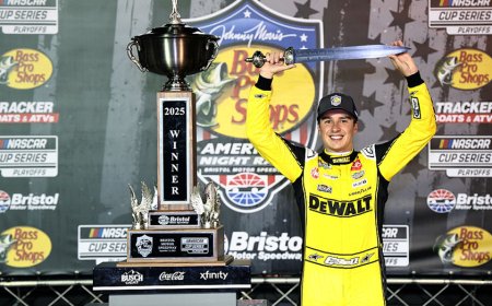 NASCAR driver dedicates victory in Bristol to Charlie Kirk: 'This one's for Charlie'