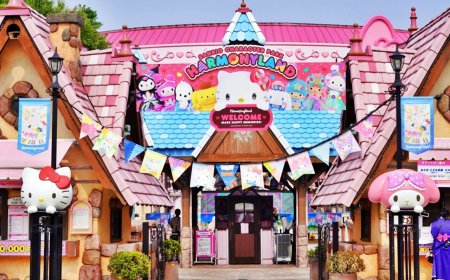 日本最大Hello Kitty主題樂園！夢幻城堡體驗療癒角色互動