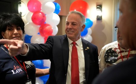 Republican governor targeted by Democrats launches re-election bid in key battleground