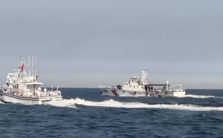 又來！中國海警「暗船」闖金門水域　海巡4艇緊急併航驅離