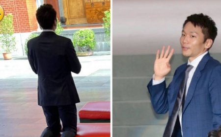 直擊！　「最年輕部長」求關聖帝君保佑