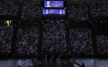 Charlie Kirk vigils held at universities across America following assassination of conservative activist