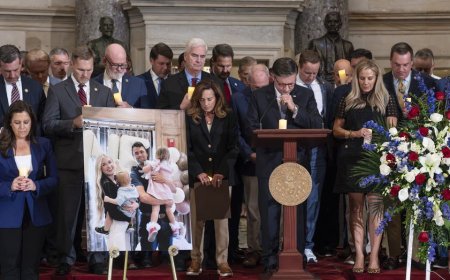 House Republicans honor Charlie Kirk while Dem leaders skip Capitol prayer vigil