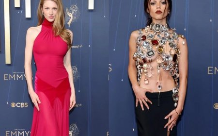 2025艾美獎紅毯亮點　Hunter Schafer紅毯第一美、星期三珠寶禮服獲好評