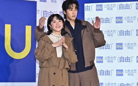 焦凡凡、婁峻碩首同台太閃！孕期開逛GU親子裝　曝曖昧期間互搭造型