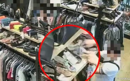 二手名牌店刀客劃破8件精品　店家損失10萬！看監視器秒認犯嫌