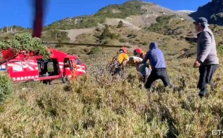 快訊／男登南湖大山高山症發作肺水腫　黑鷹後送就醫