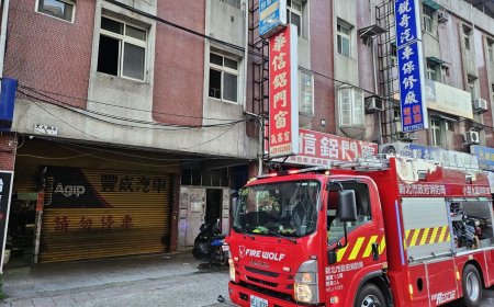快訊／瓦斯桶呈開啟狀態！新店公寓凌晨竄火　1男全身燒燙傷亡