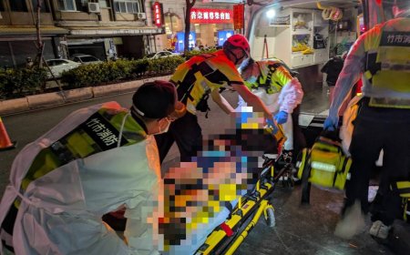 快訊／竹市嚴重車禍！轎車逆向撞工地2死2傷　駕駛不見了