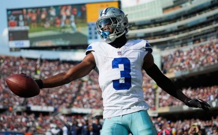 Cowboys' George Pickens slams his helmet in frustration after missed catch leads to interception