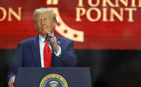 Trump honors Charlie Kirk's legacy and describes him as a 'martyr for American freedom'