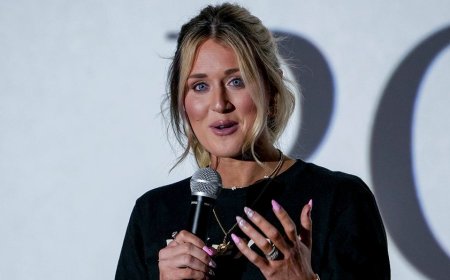 Riley Gaines praises Erika Kirk as she honors husband Charlie Kirk: 'I have no words'