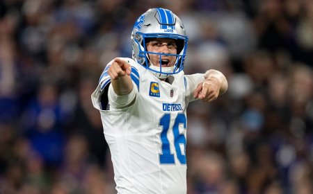 Lions sack Lamar Jackson 7 times while rushing for 225 yards in win over Ravens