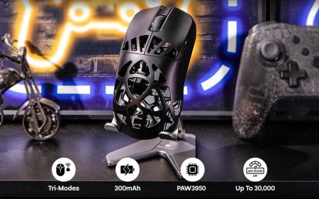 EPOMAKER 推出 50g 碳纤维“洞洞鼠”CarbonX：PAW3950，双 8K 回报率