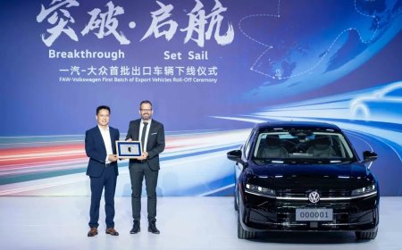 一汽-大众首批出口车辆下线：554 辆迈腾、速腾将在中东上市