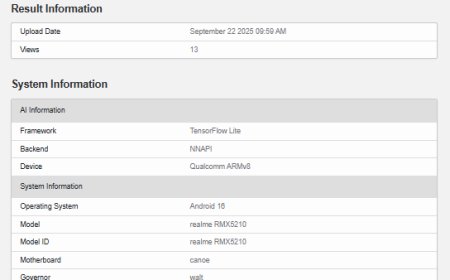 realme 真我 GT 8 Pro 手机跑分曝光：高通骁龙 8 Elite Gen 5 芯片 + 16GB 内存