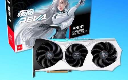 撼讯 RX 9070 XT 夜岚 REVA 显卡渲染曝光，外观相较 5 月样品小幅调整