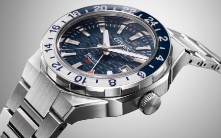 CITIZEN錶上秀東京天際線　日本傳統市松紋點綴