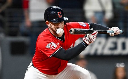 Guardians' David Fry hit in face by 99 mph fastball during bunt attempt, Tigers' Tarik Skubal left shocked