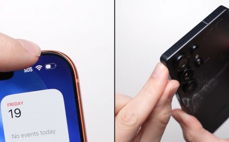 谁更耐摔？苹果 iPhone 17 Pro Max 和三星 Galaxy S25 Ultra 手机跌落测试