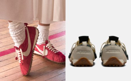 Jacquemus x Nike話題鬆餅鞋搶先看！運動芭蕾美學、皮革Swoosh成焦點
