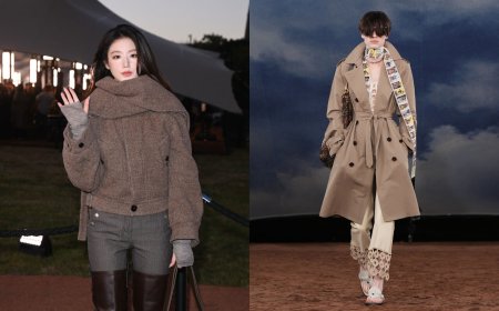 倫敦時裝周／舒華看Burberry秀畫面太美！流蘇風衣、格紋撞色重塑英倫經典
