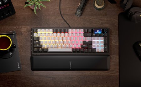 海盗船推出 VANGUARD 96 系列键盘：触点 / 霍尔双版本，配 1.9 英寸 LCD 屏