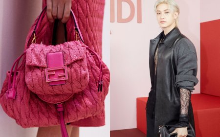 米蘭時裝周／Stray Kids方燦透視裝看秀！FENDI繁花盛開全新Collier包亮相