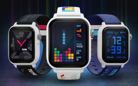 《俄罗斯方块》主题“非智能”手表发布：外观酷似 Apple Watch，核心是复古游戏机