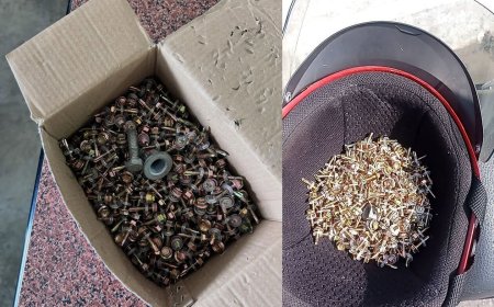 長庚橋「滿地螺絲釘」釀5車爆胎！輪胎行老闆衝現場1暖舉被讚爆