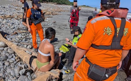 2比基尼正妹金樽衝浪出事！遭離岸流帶離　海巡+消防接力救援