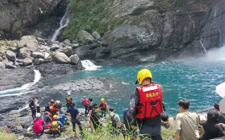 快訊／屏東沙拉灣瀑布驚傳溺水意外！印尼籍男子命危搶救中