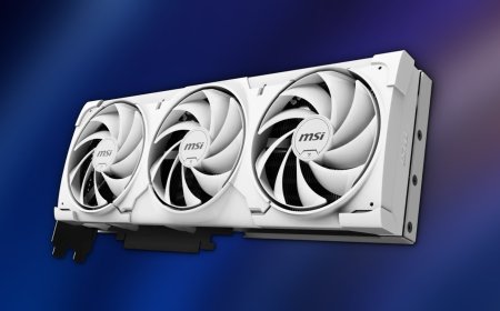 微星展示白色 RTX 5070 Ti Ventus 3X 显卡：隐藏供电接口设计