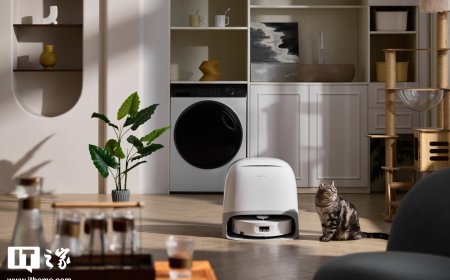 【IT之家实拍】石头首款滚筒活水扫拖机器人：石头 P20 活水版图赏