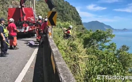 快訊／宜蘭舊蘇花公路騎士墜50米深山谷　被尋獲已死亡