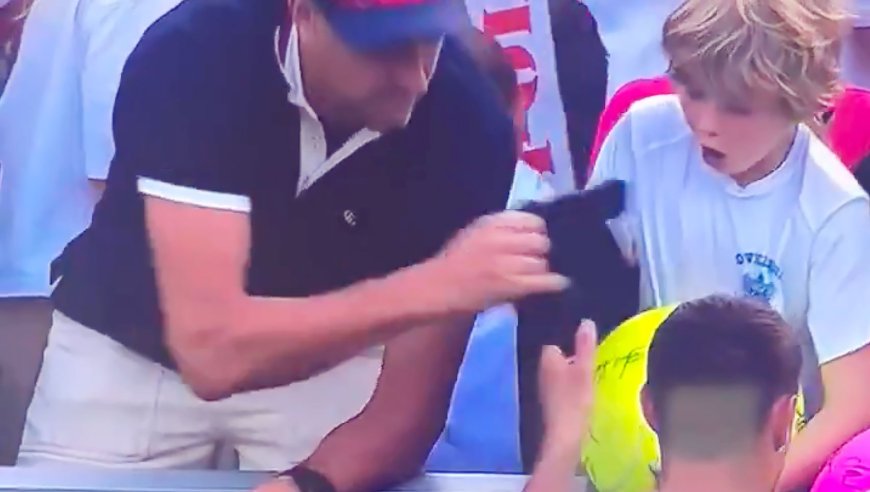 Polish CEO Breaks Silence After Stealing Hat From Kid at US Open