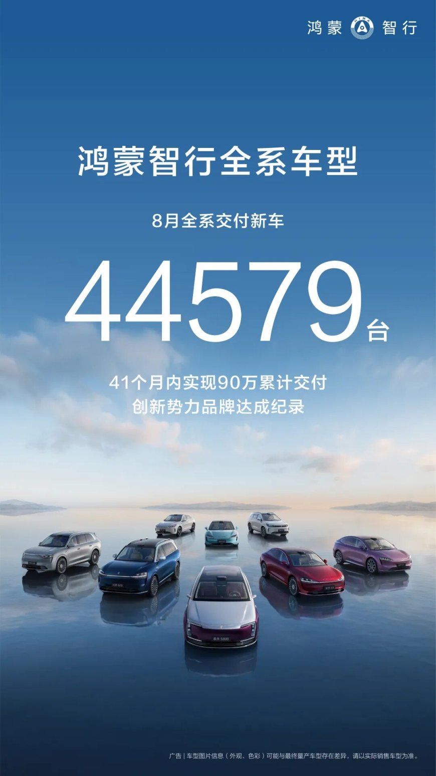 鸿蒙智行 8 月成交均价 38 万,已形成“五界十车”完善产品矩阵