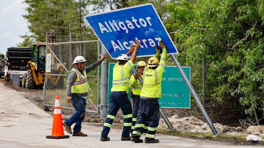 Operations at 'Alligator Alcatraz' back on after appeals court halts judge's order