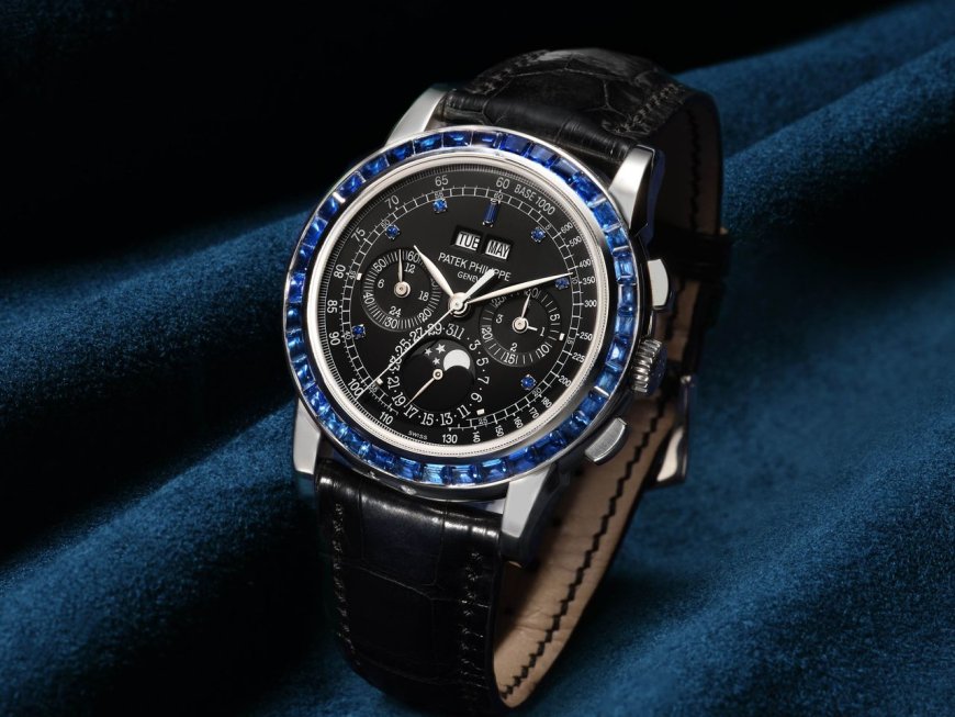 產量不到10只的藍寶石「錶王」登拍賣　大尺寸設計功能更清晰