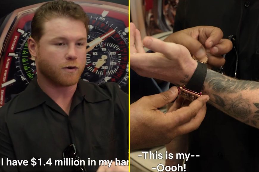 Canelo Alvarez splashes $3.8m on watches without batting an eyelid before Terence Crawford fight