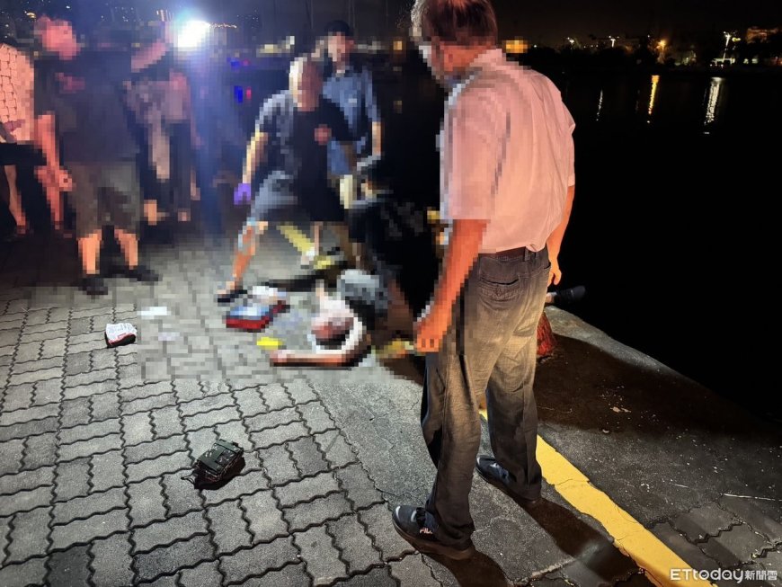 快訊／高雄駁二驚傳落海！加拿大男疑酒醉失足「命危搶救中」