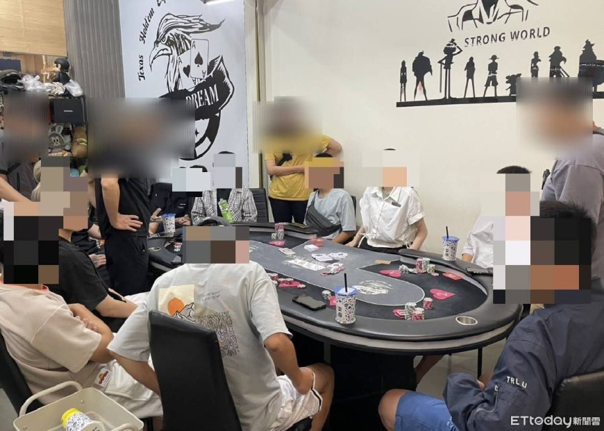 逢甲賭場被抄掉！美女荷官發牌ing遭24警衝場　賭客問：這局怎算