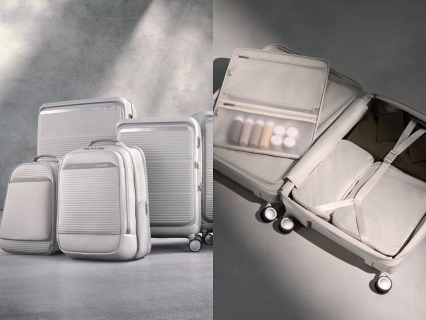 超狂奶白行李箱上市就拿兩個紅點設計獎！兩種開法簡直貼心到家