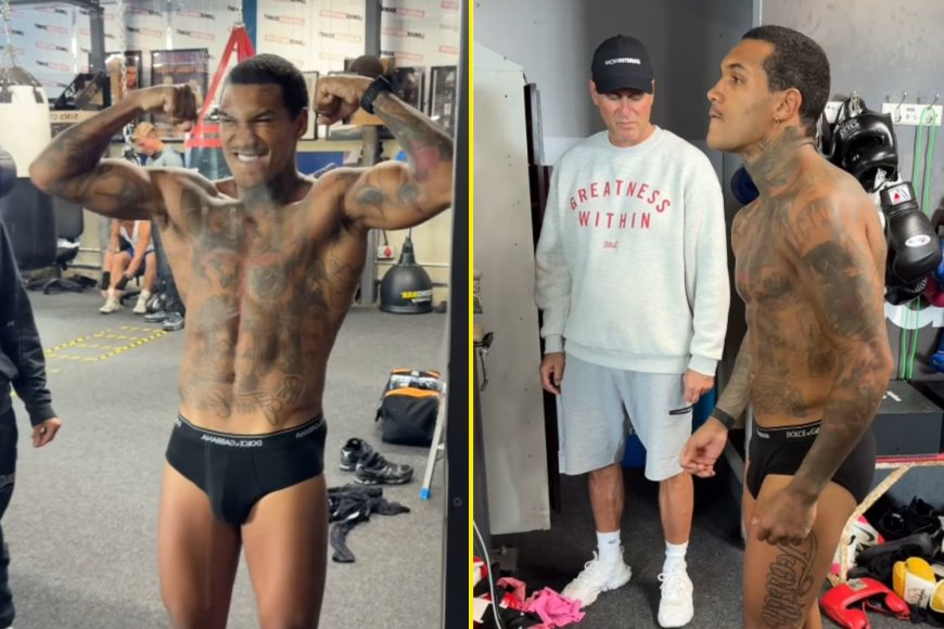 Conor Benn flaunts ripped physique as exact weight revealed 10 weeks before Chris Eubank Jr rematch