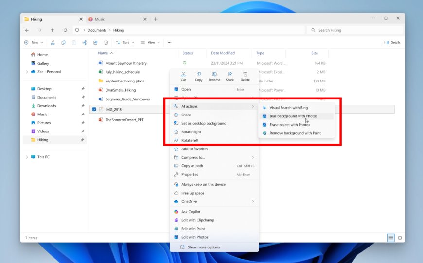 微软发布 Win11 Canary 27938 预览版:通知中心时钟恢复秒数显示,文件管理器支持 AI 修图