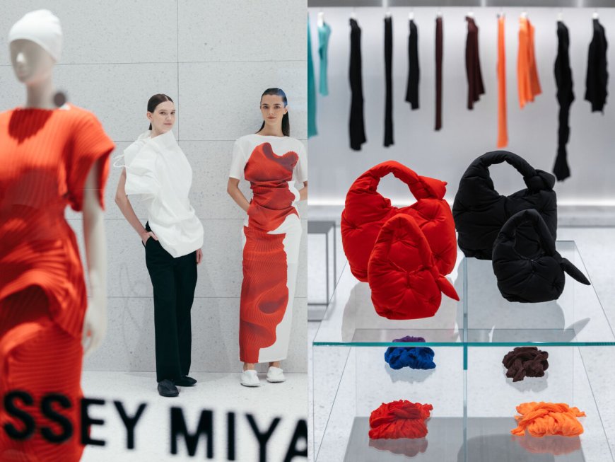 ISSEY MIYAKE雙品牌台北101新店超美！三明治工藝、紙袋變褶皺衣