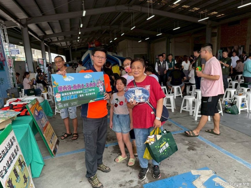 921國家防災日將至　南消四大安定分隊水樂園親子活動寓教於樂