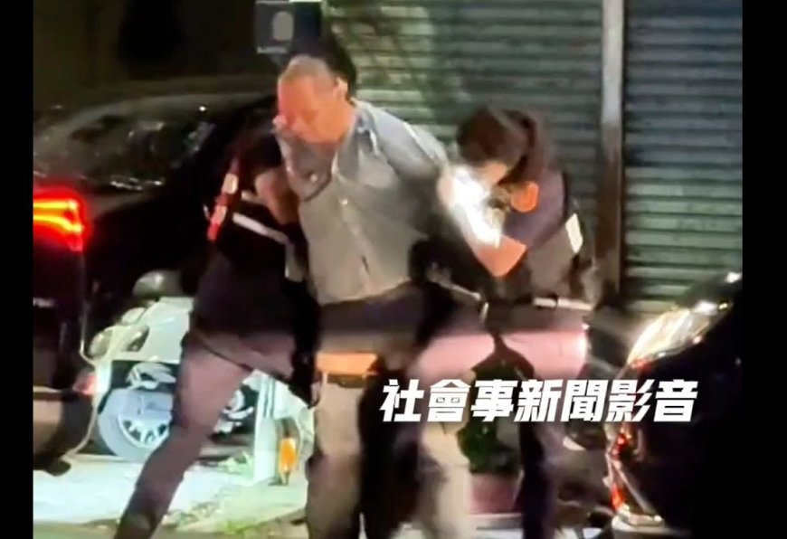 雲林壯男詭異衝撞路邊車！男、女警合力壓制　搜出二級毒品